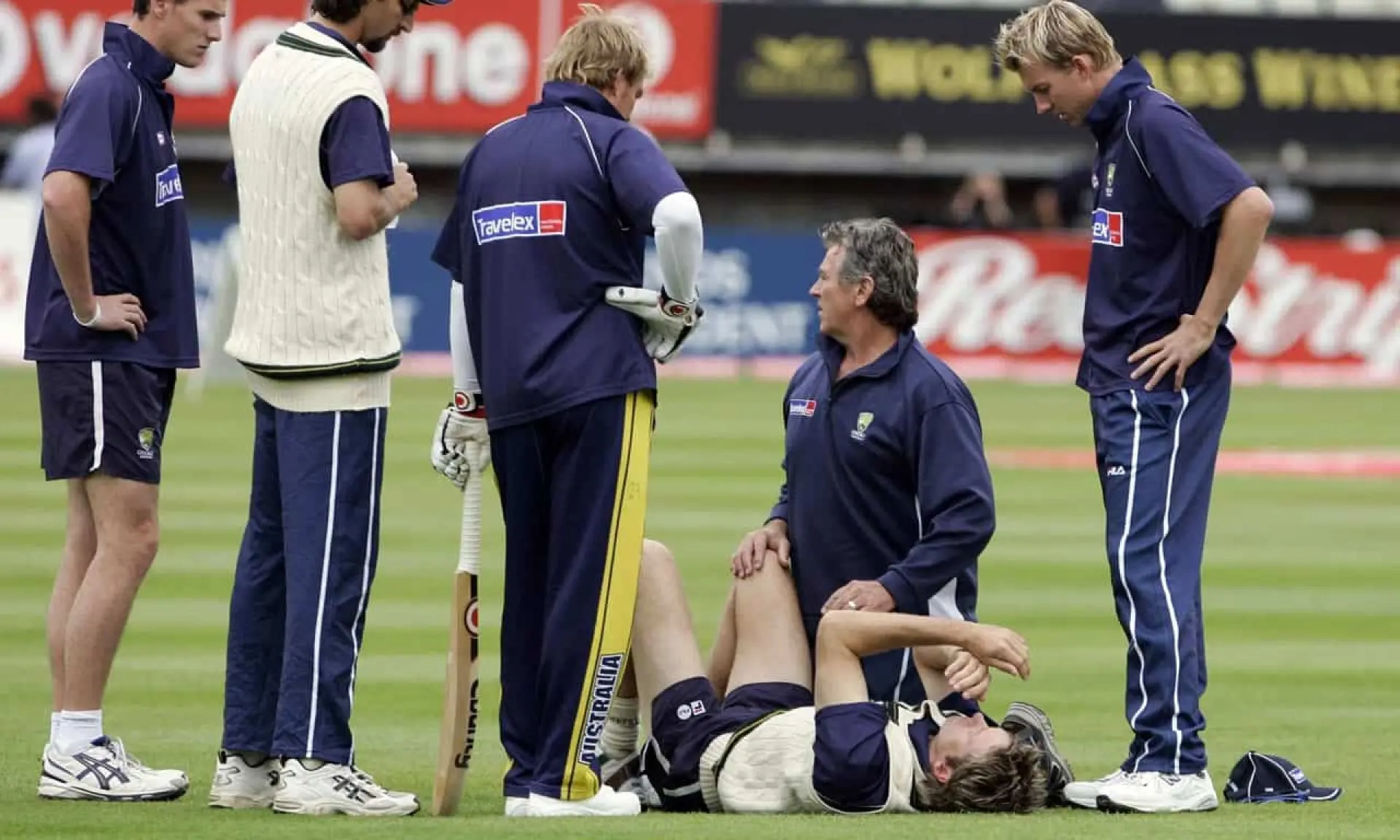 Glenn McGrath, unusual sporting injuries