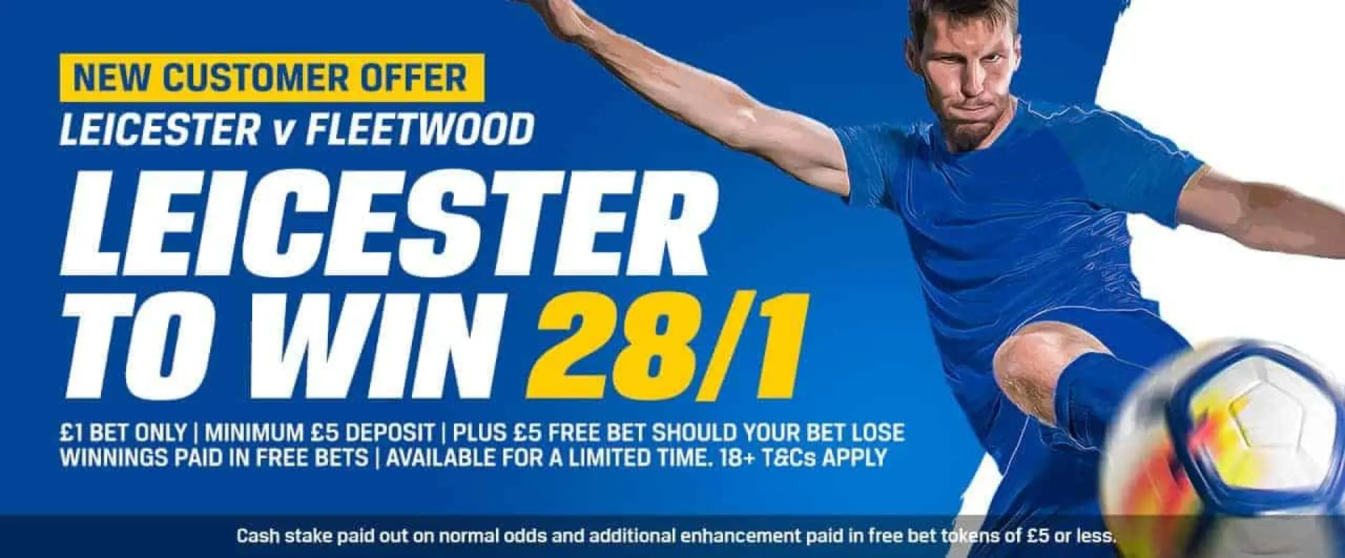 Leicester v Fleetwood betting offer