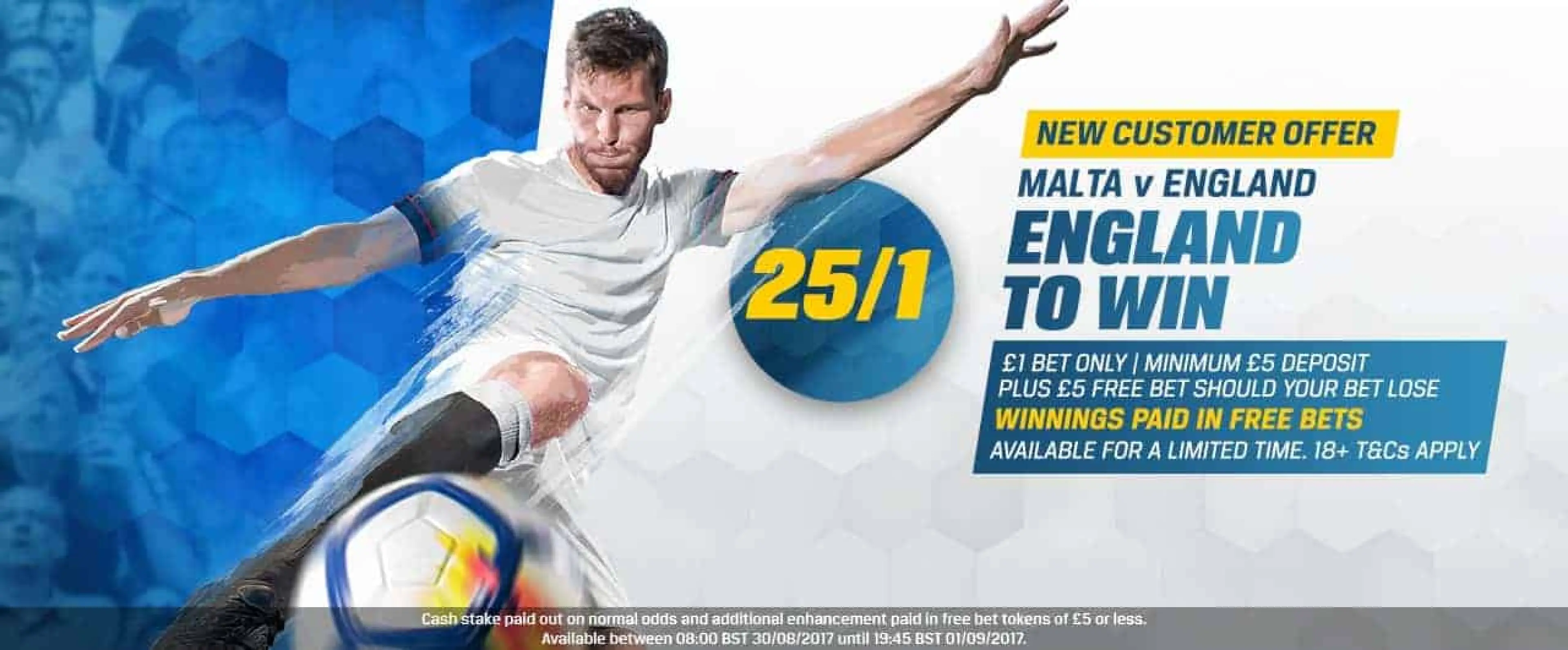 England betting news