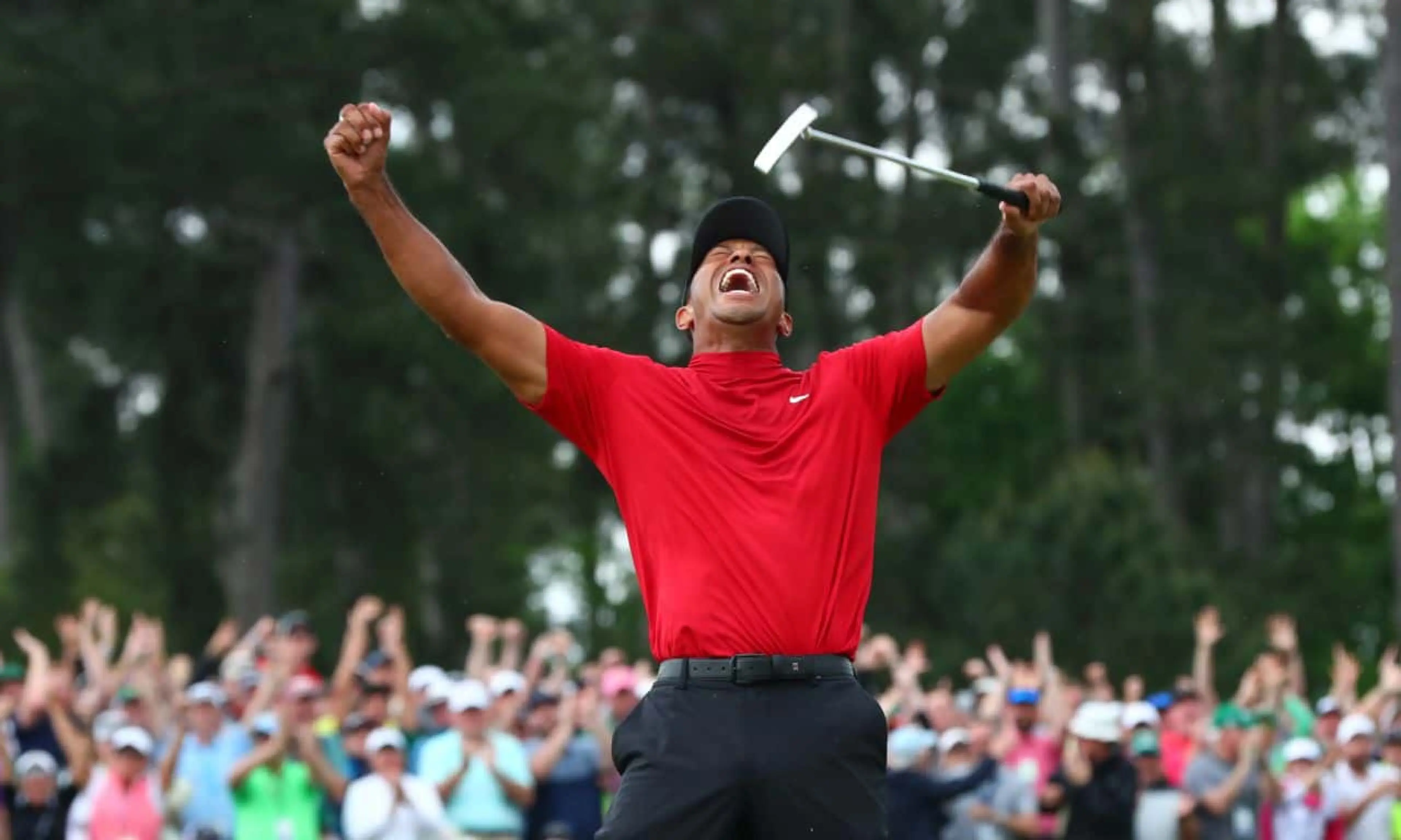 Tiger Woods' record in the majors, golf