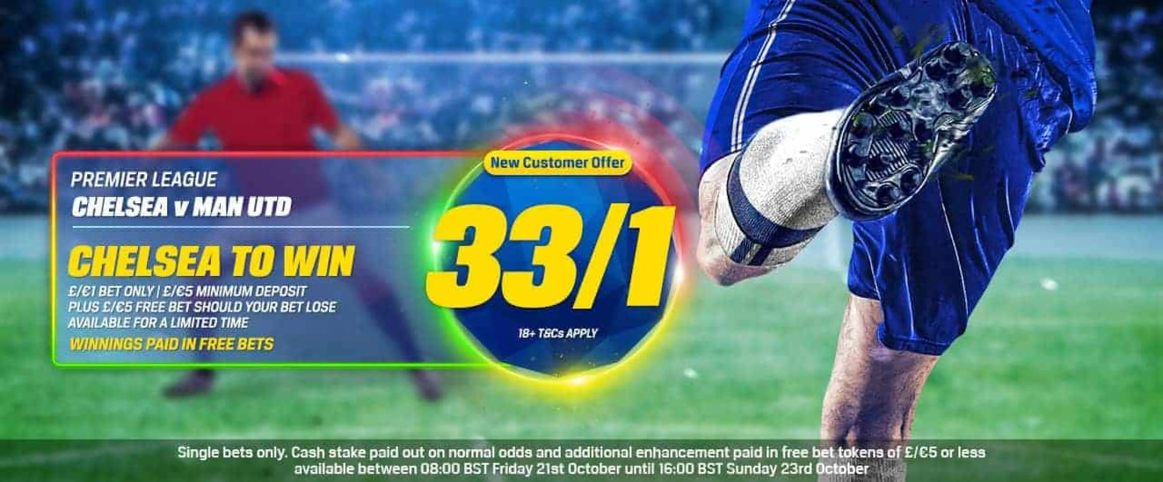 Chelsea enhanced odds