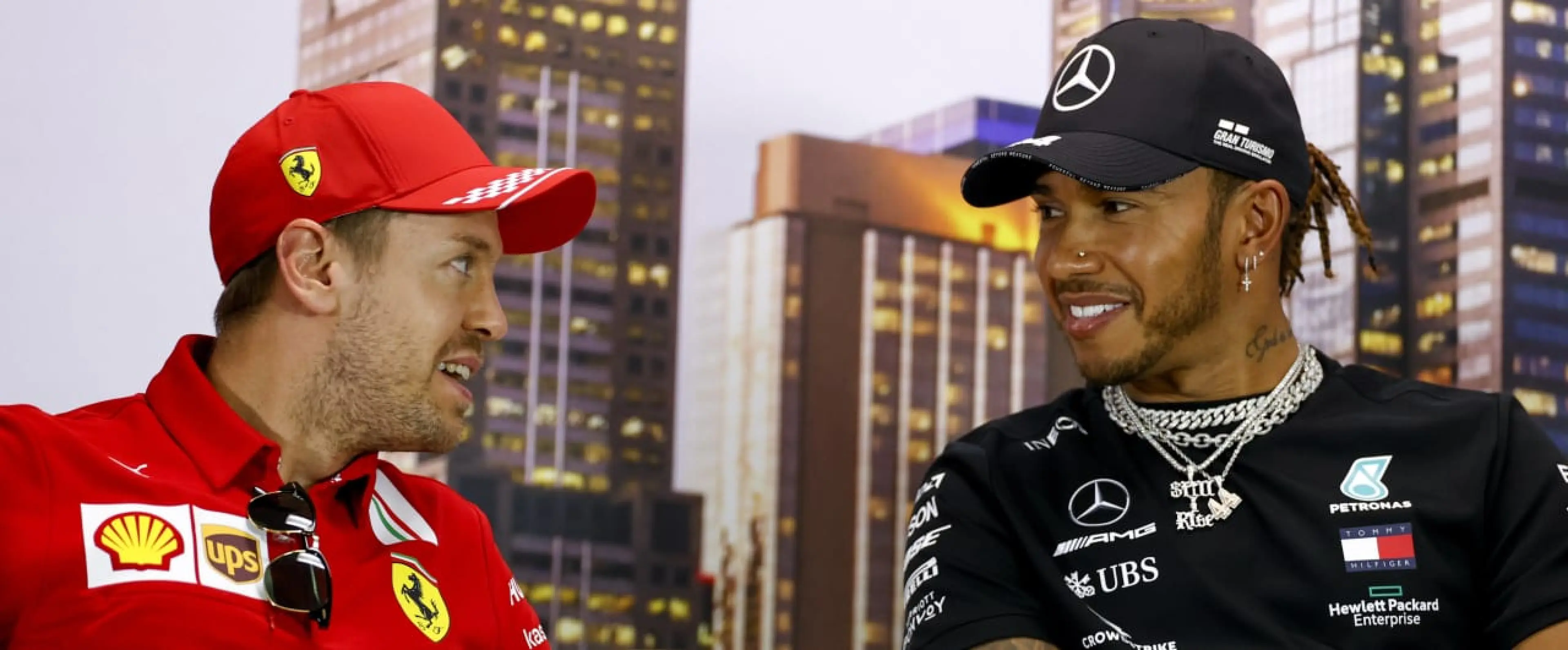 Sebastian Vettel Lewis Hamilton