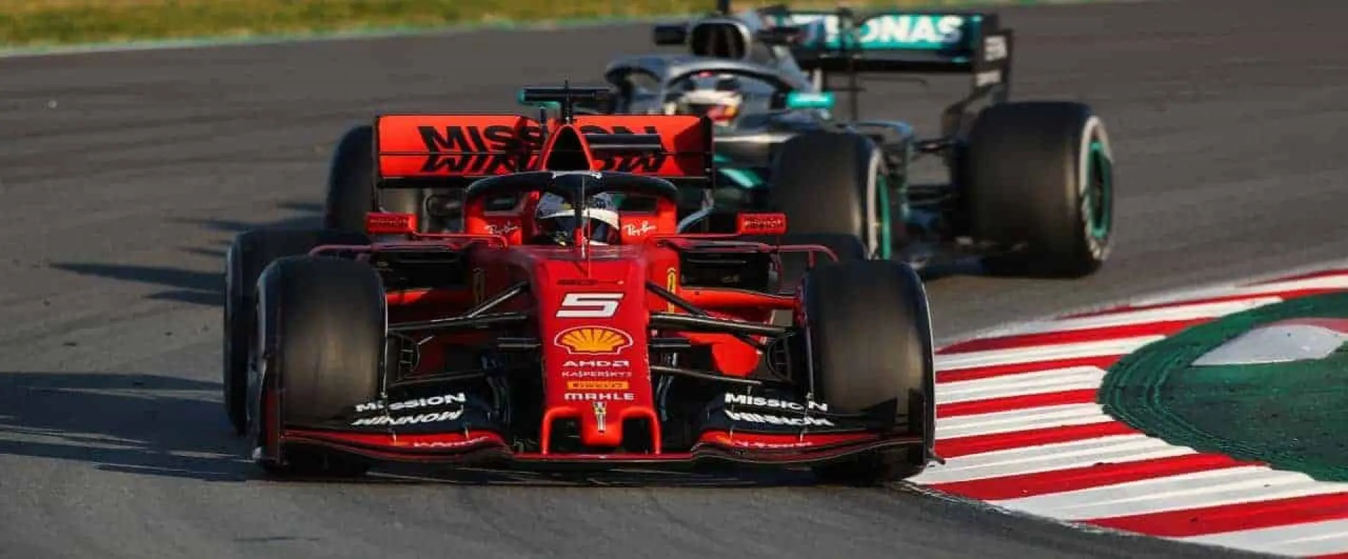 Formula One Vettel Hamilton
