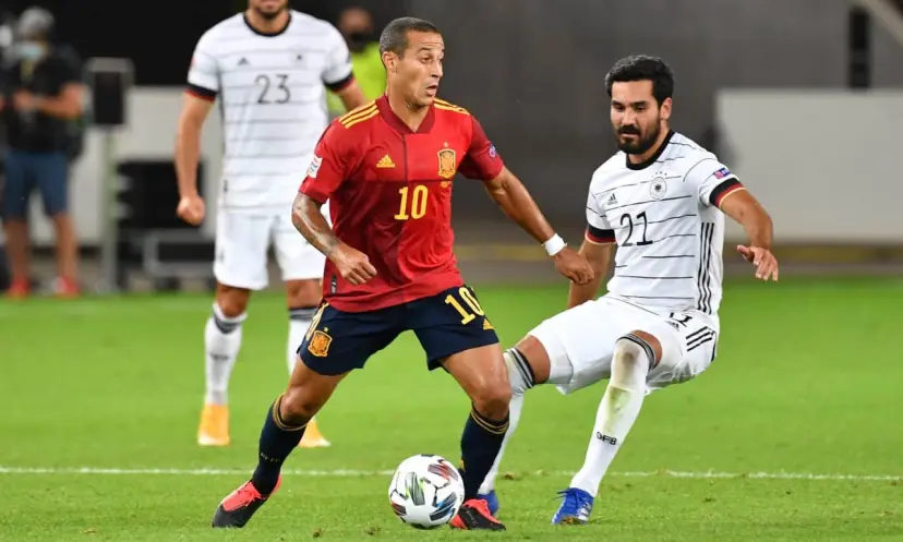 Thiago and Gundogan